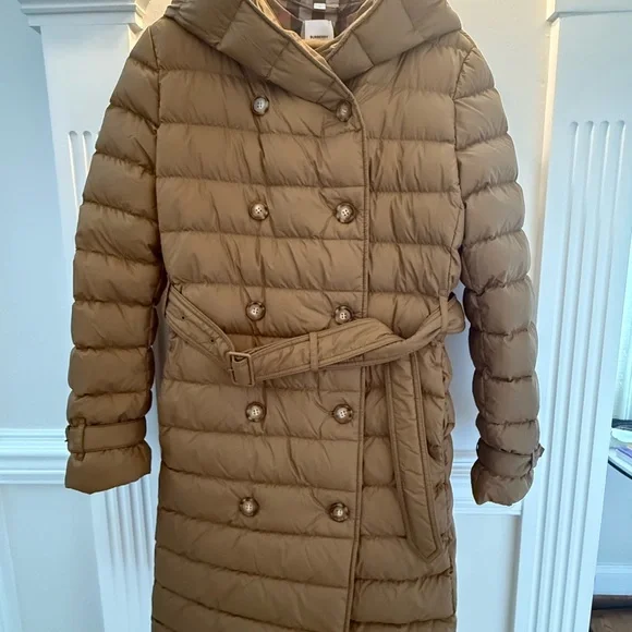 Burberry Tan Puffer Jacket - Picture 2 of 7